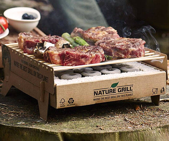 Portable Biodegradable Grill - //coolthings.us