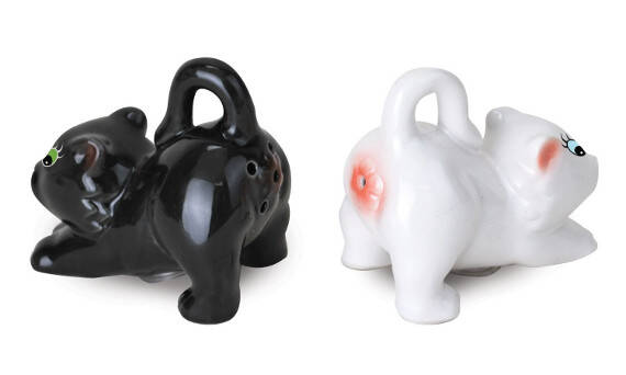 Cat Butts Salt & Pepper Shakers