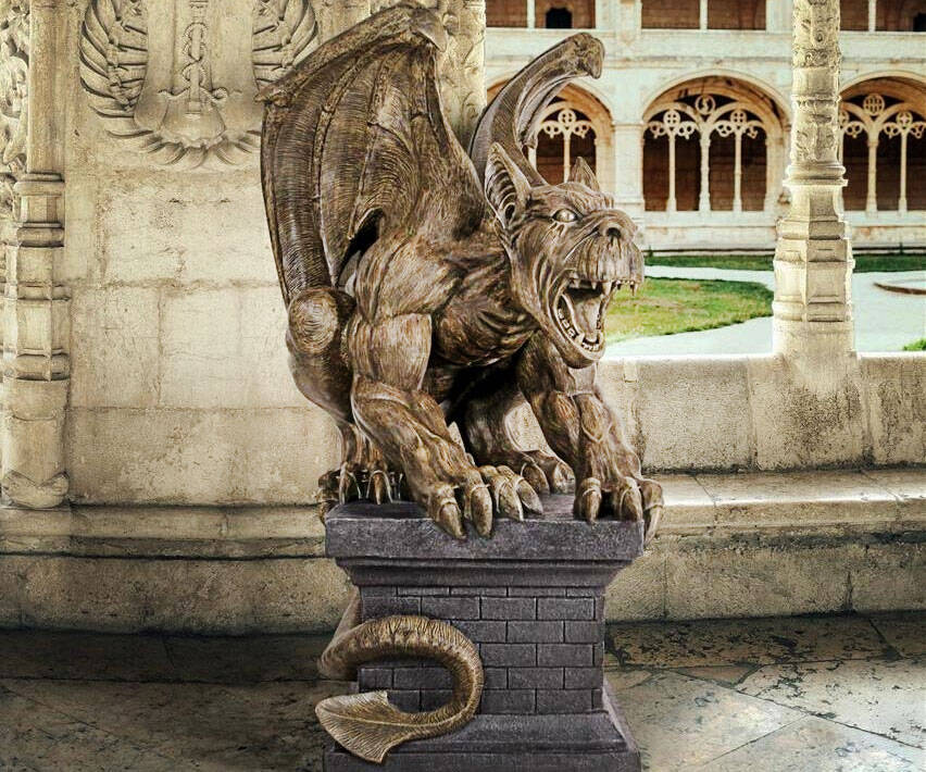 Cathedral Gothic Gargoyle Statue - coolthings.us