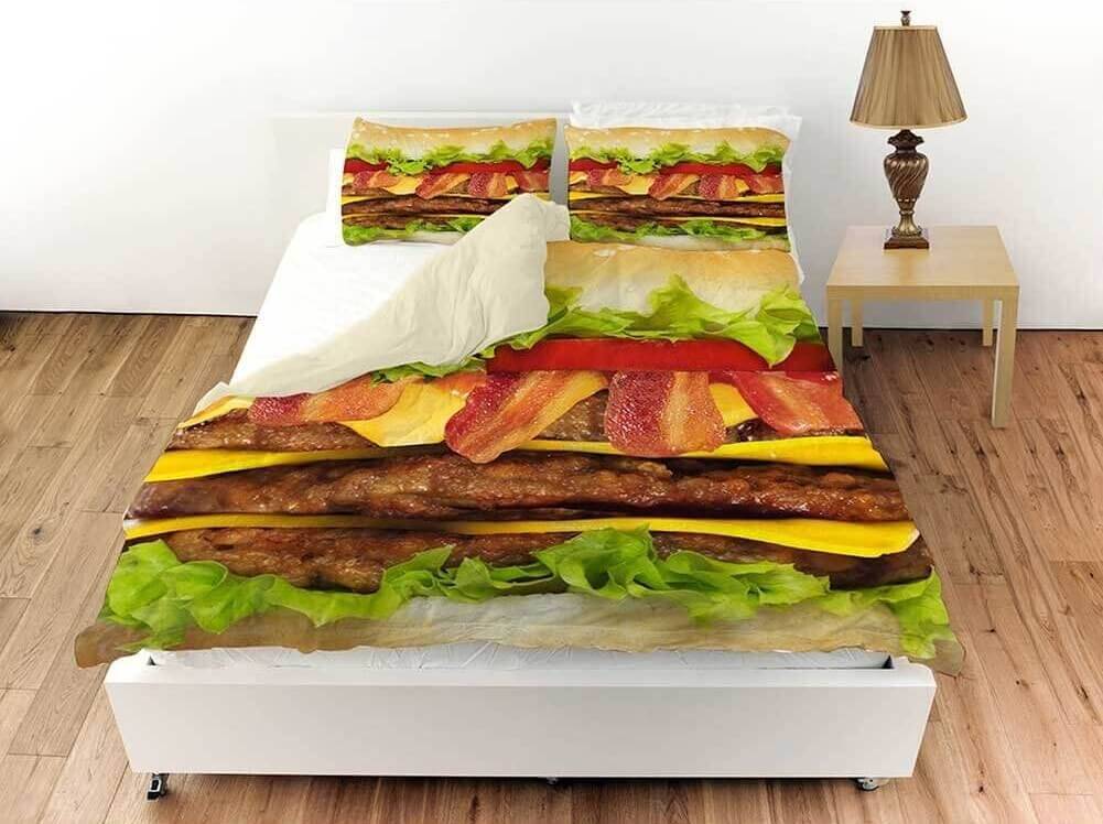 Cheeseburger Bed Set
