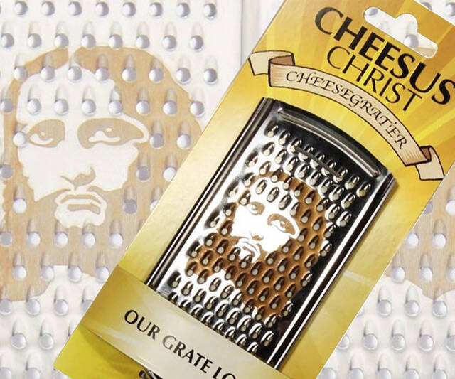 Cheesus Christ Cheese Grater