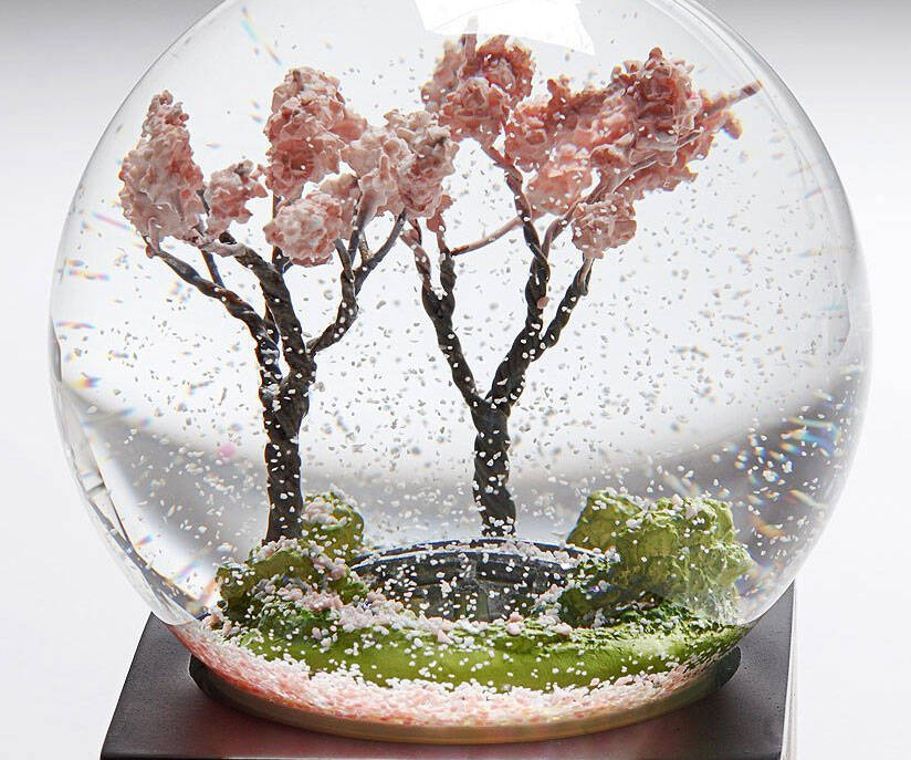 Cherry Blossom Tree Snow Globe - coolthings.us