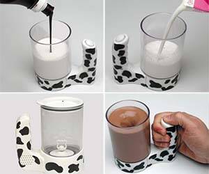 Chocolate Milk Mixer Mug - //coolthings.us