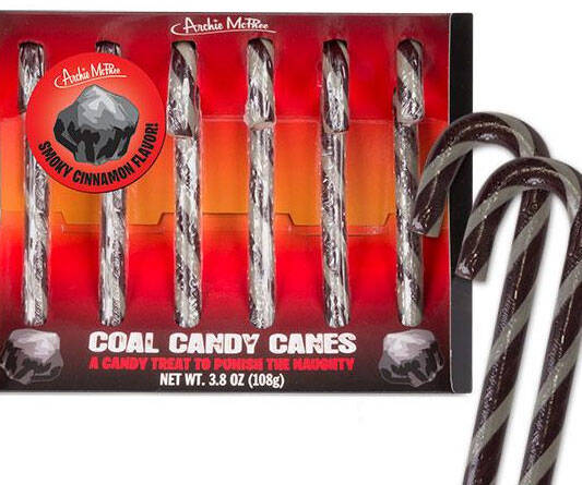 Charcoal Candy Canes