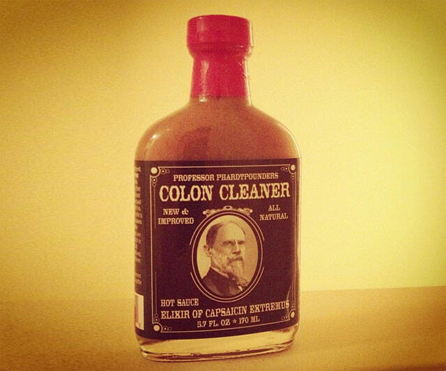 Colon Cleaner Hot Sauce - //coolthings.us