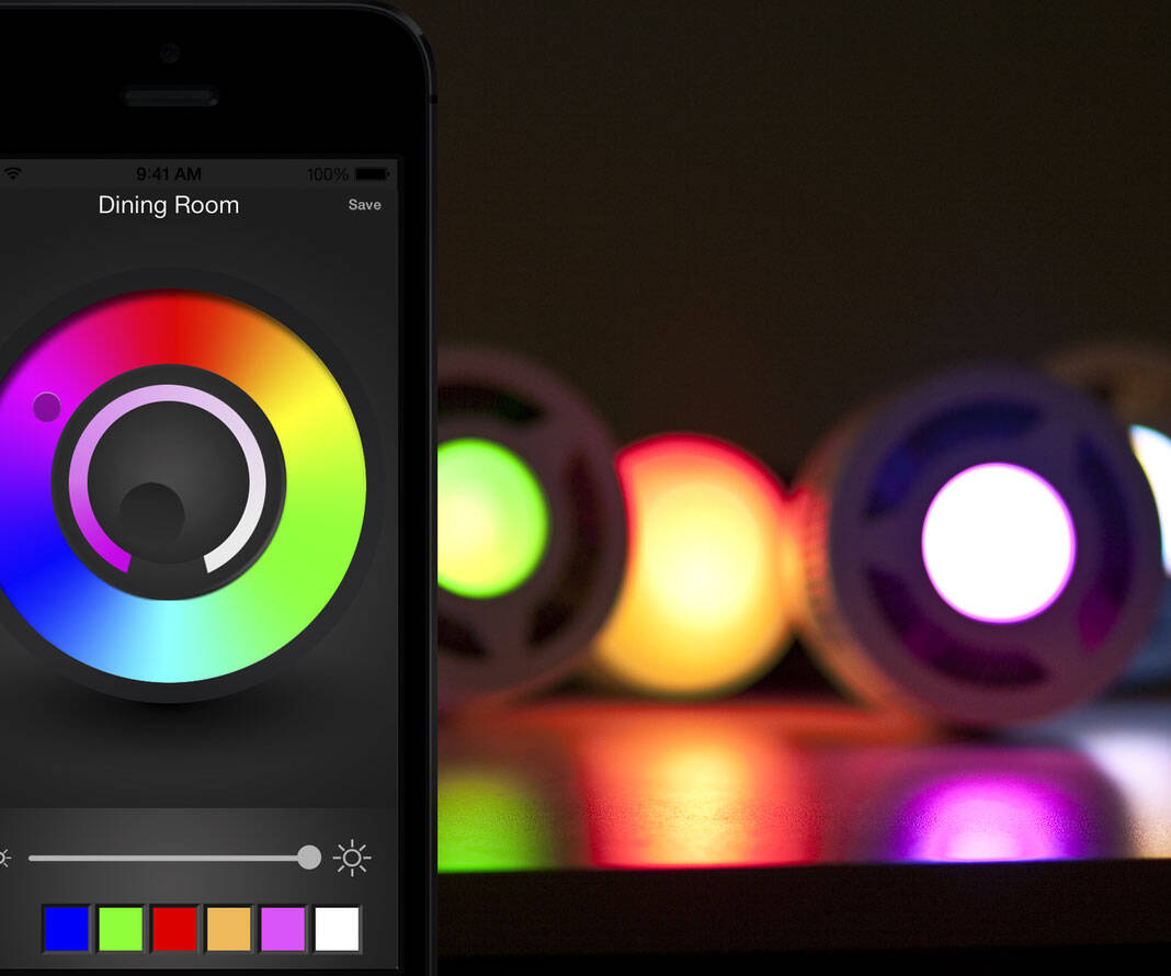 Color Turntable LED Smartbulb - coolthings.us