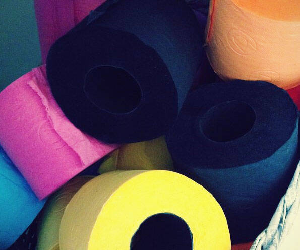 Colored Toilet Paper - //coolthings.us