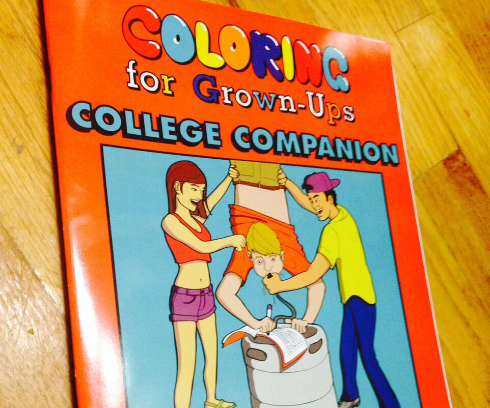 Coloring Book For College Kids - //coolthings.us