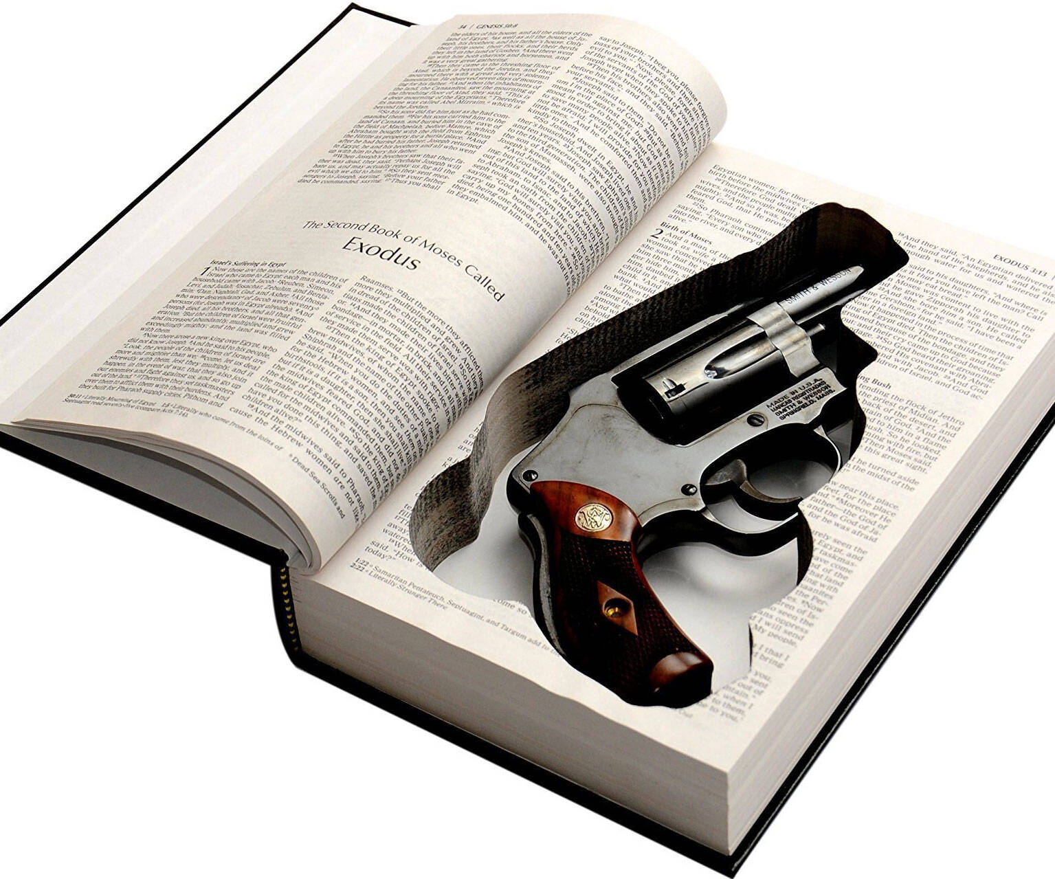 Concealed Gun Storage Bible - //coolthings.us