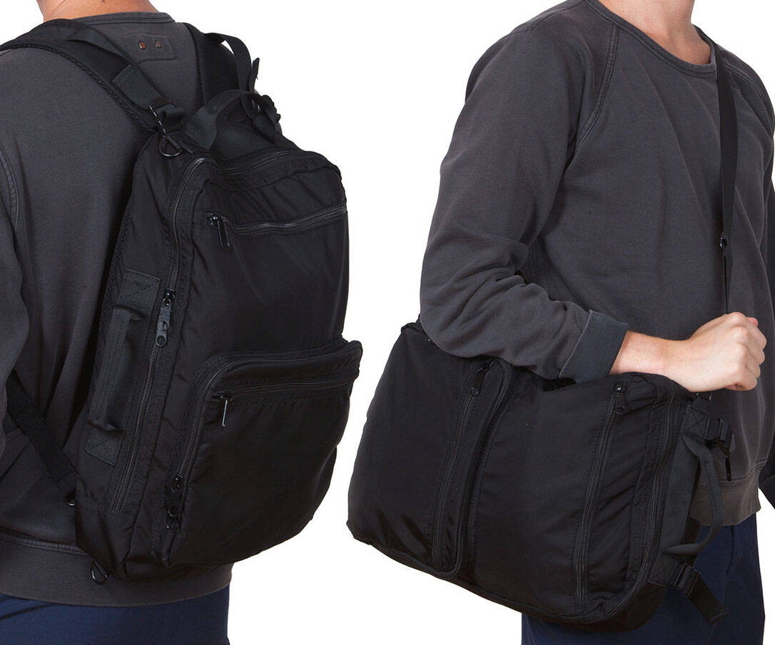 Convertible Messenger Bag Backpack
