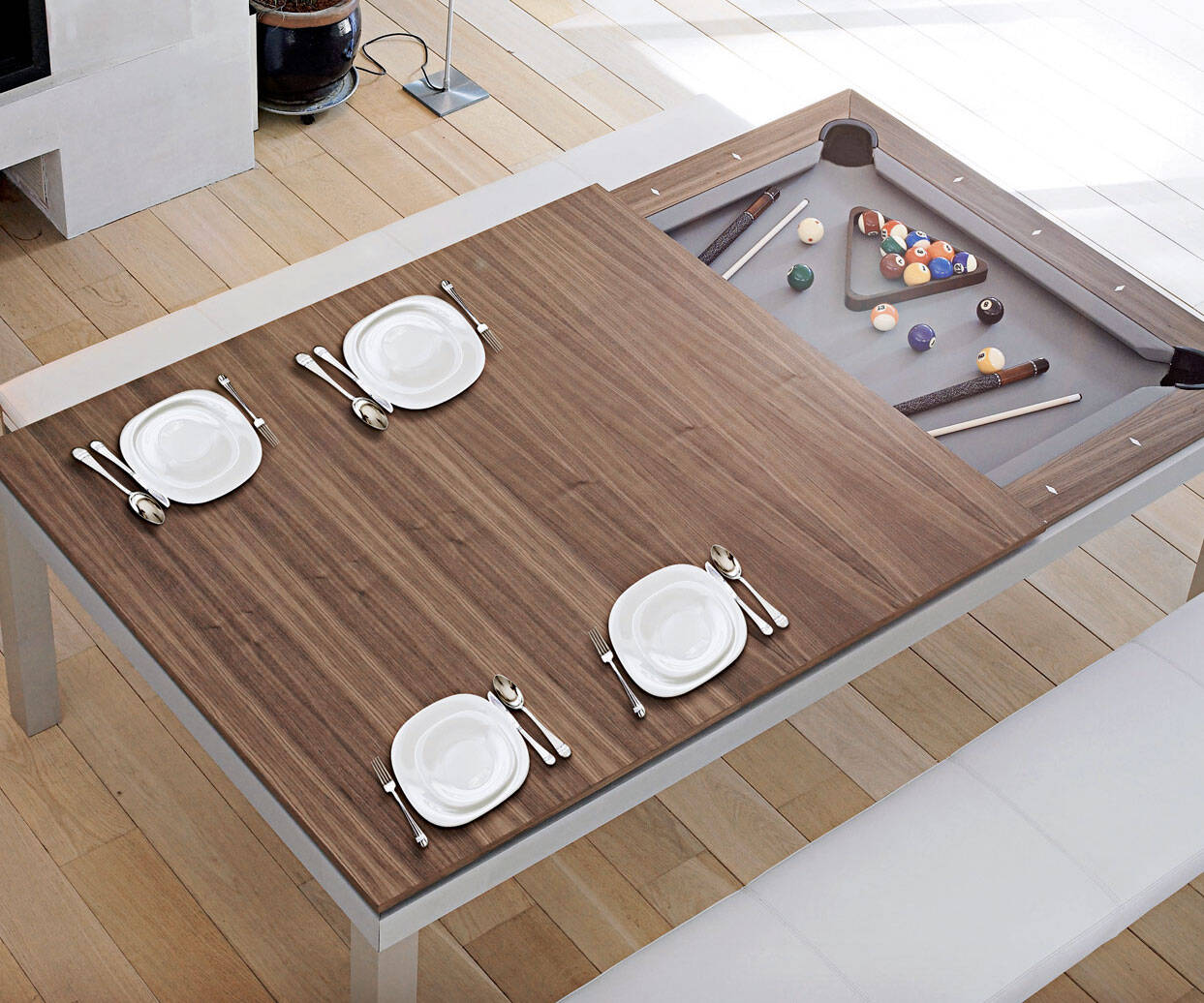 Convertible Billiards Dining Table - coolthings.us