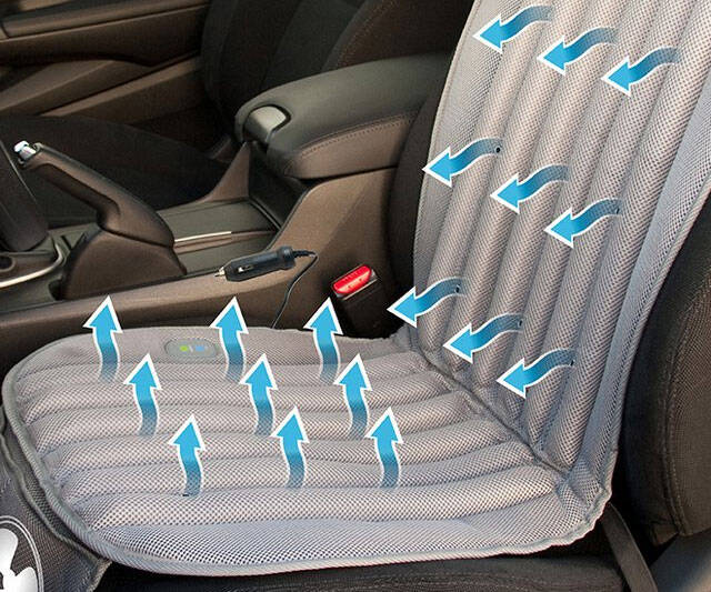 Cooling Car Seat - //coolthings.us