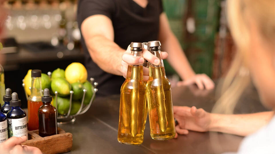 Beer Bottle Icicle