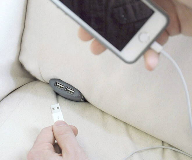 Couch Charging Outlet - coolthings.us