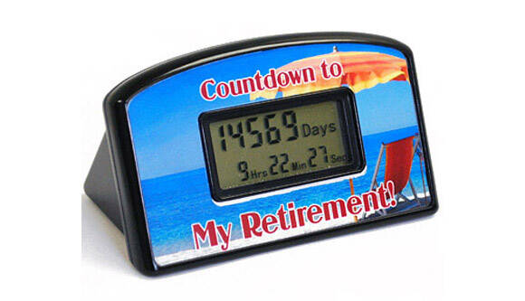 Countdown to Retirement Timer - //coolthings.us