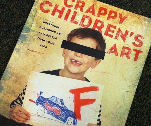 Crappy Children's Art Book - //coolthings.us