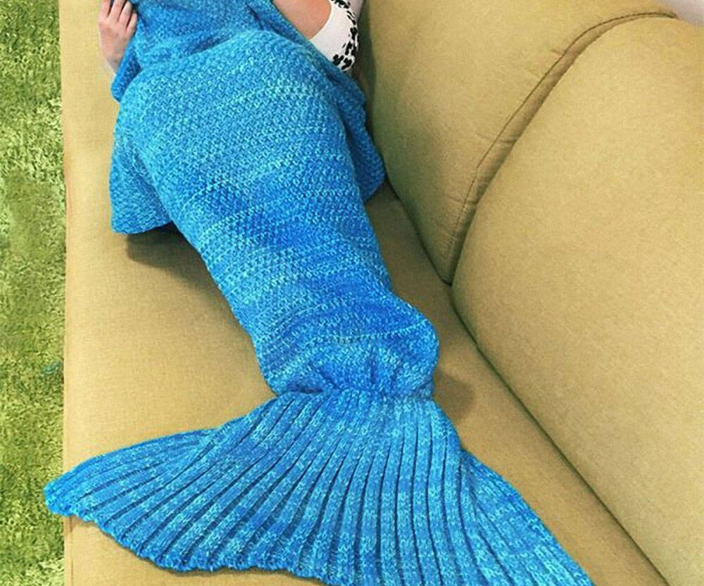 Crochet Mermaid Tail Blanket - //coolthings.us