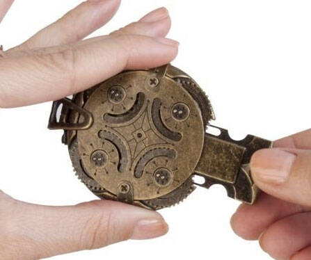 Cryptex Mechanical Steampunk Flash Drive - coolthings.us