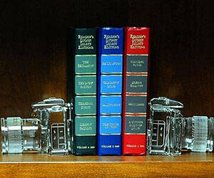 Crystal Camera Bookends - //coolthings.us