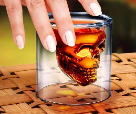 Crystal Skull Shot Glass - coolthings.us