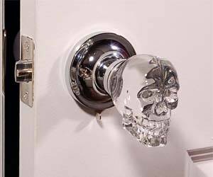 Crystal Skull Door Knob - coolthings.us