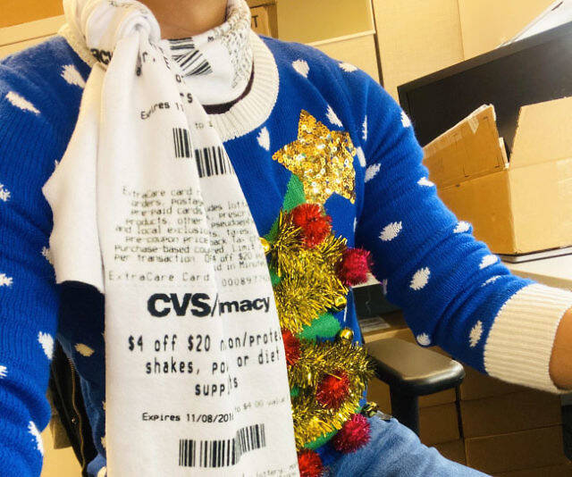 CVS Receipt Scarf