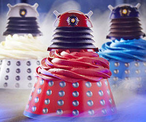 Dalek Cupcake Wraps and Toppers - coolthings.us