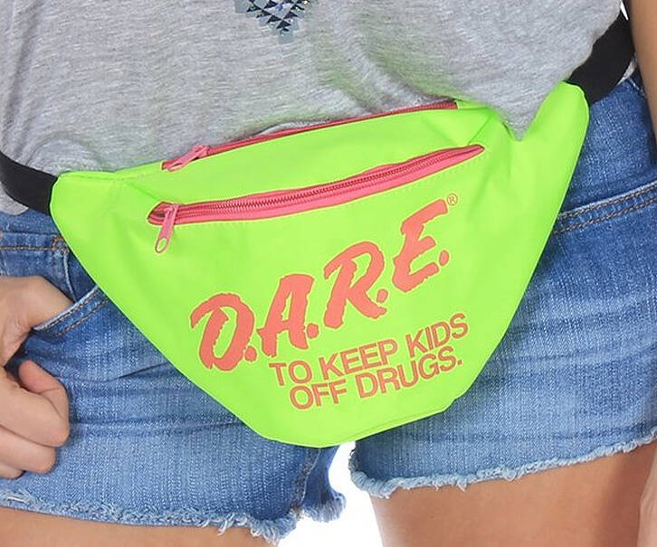 D.A.R.E. Neon Fanny Pack - coolthings.us
