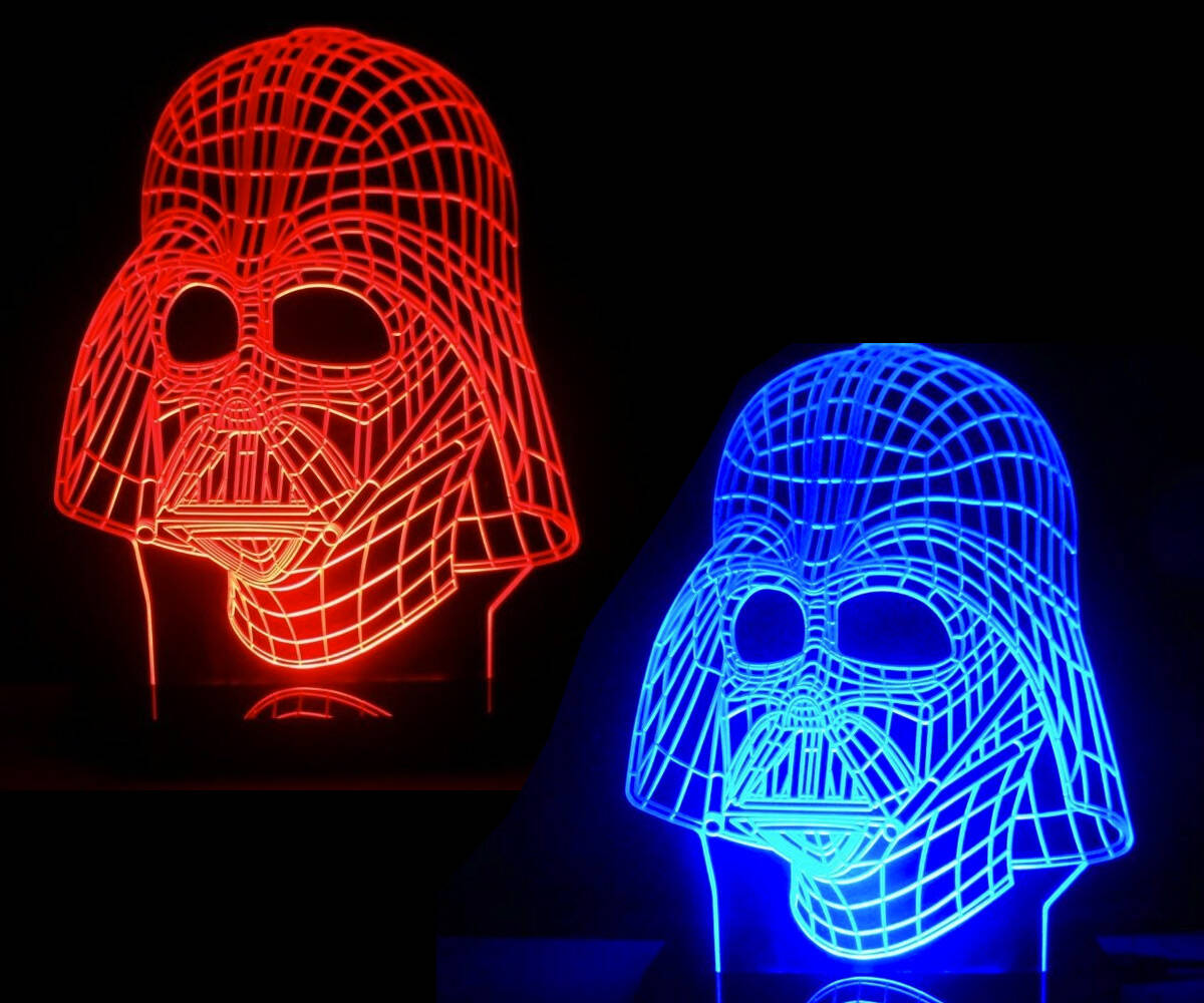 Darth Vader Color-Changing Lamp - coolthings.us