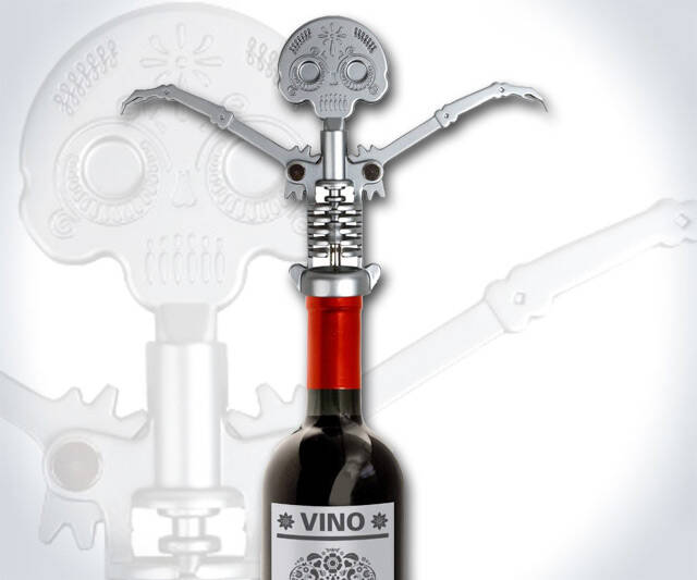 Day of the Dead Corkscrew - //coolthings.us