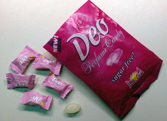 Edible Deodorant: Body Odor Fighting Candy