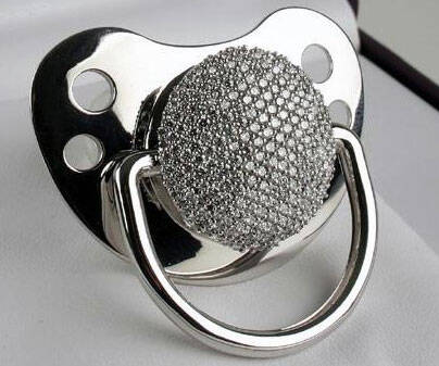 Diamond Studded Pacifier - coolthings.us