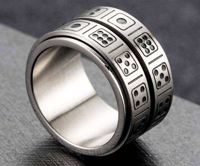 Dice Spinner Ring