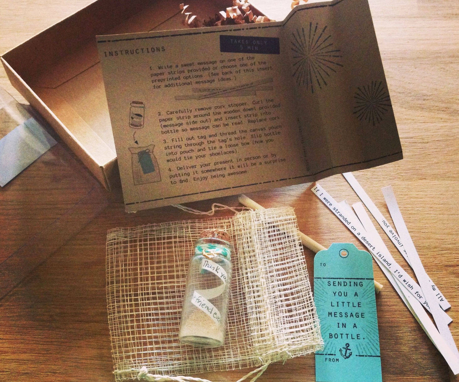 Message In A Bottle Kit - coolthings.us
