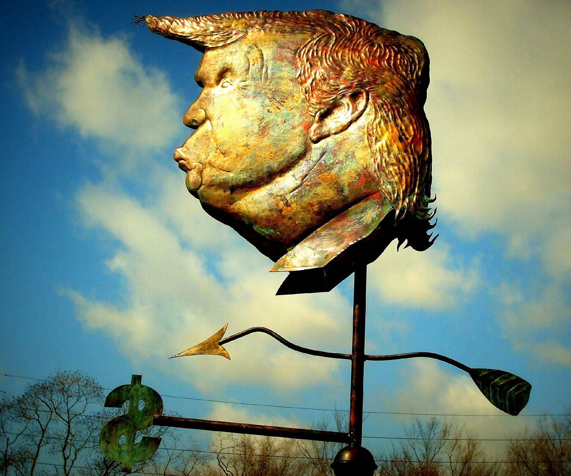 Donald Trump Weathervane - //coolthings.us
