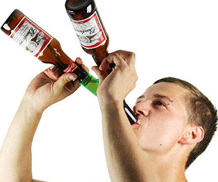 Double Beer Bong Bottle Funnel - coolthings.us