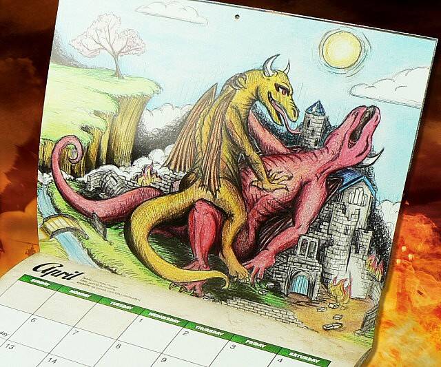Dragon Sex Calendar - coolthings.us