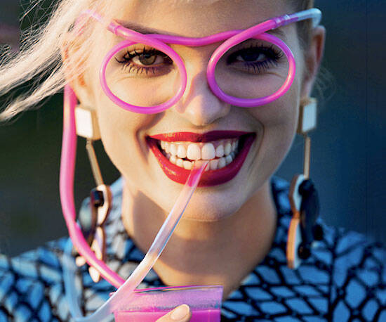 Drinking Straw Eyeglasses - coolthings.us