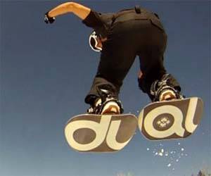 Dual Snowboard - coolthings.us