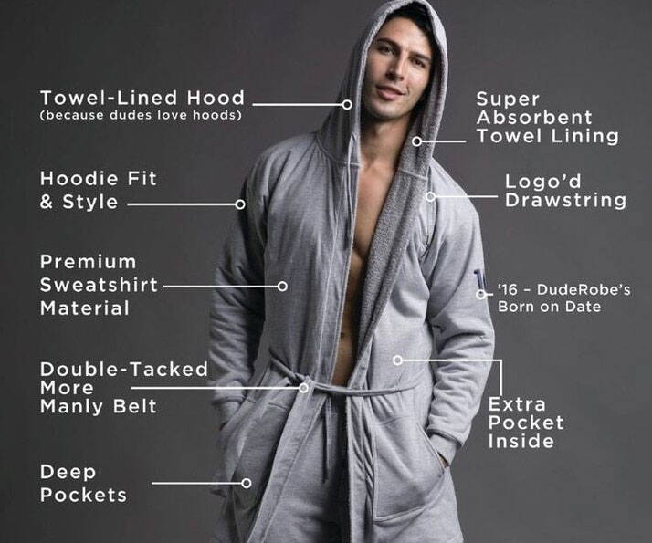 A Bathrobe Made for Guys - coolthings.us
