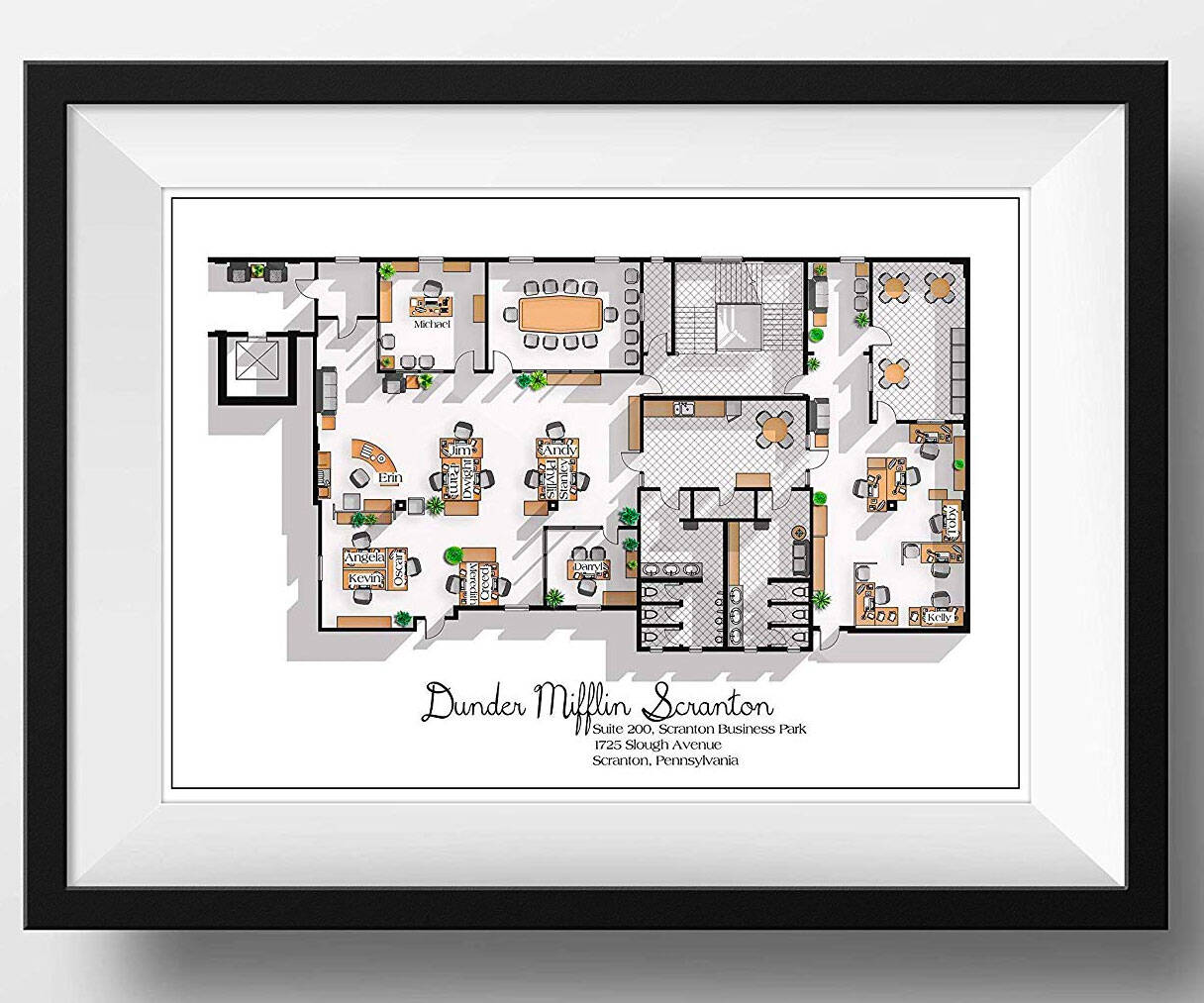 Dunder Mifflin Office Floor Plan Print - coolthings.us