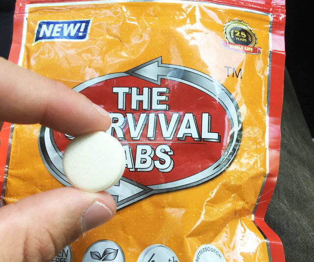 Edible Survival Tabs - //coolthings.us