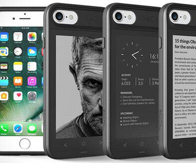 E-Ink Secondary Screen iPhone Case