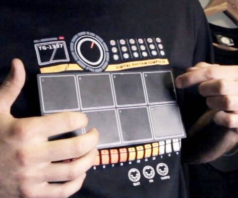 Electronic Drum Machine Shirt
