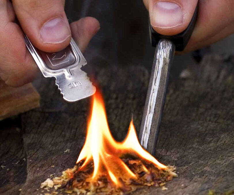 Emergency Whistle And Fire Starter