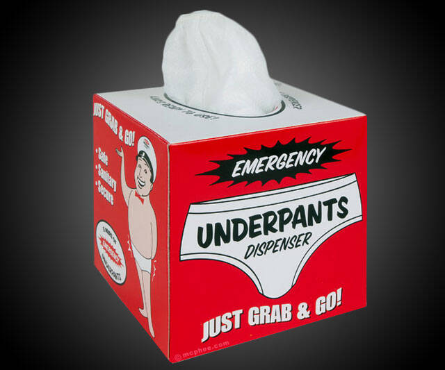 Emergency Underpants Dispenser - //coolthings.us