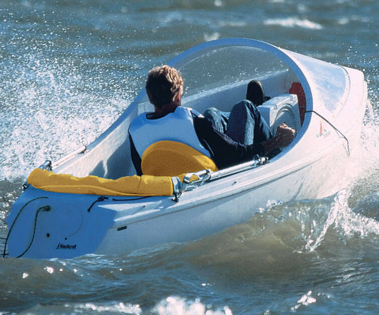 Aerodynamically Designed Pedal Boat - coolthings.us