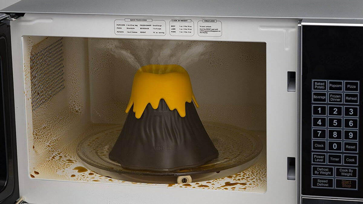 Erupting Volcano Microwave Cleaner