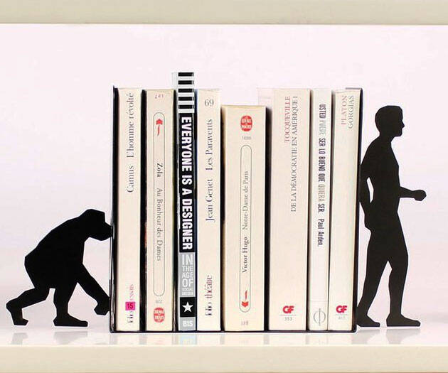 Evolution Bookends - coolthings.us