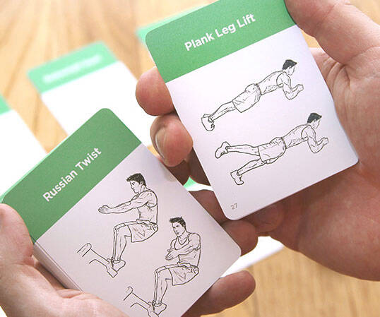 Exercise Flash Cards